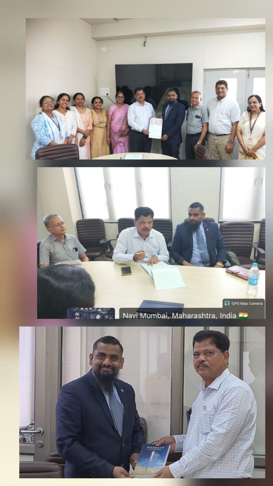 An MoU was signed with VihaanSpace Technologies::Vihaan Spacetech Pvt Ltd and Agnel Charities Fr. C. Rodrigues Institute of Technology Collaboration